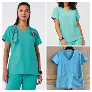 Figs Casma Three pocket Scrub top technical collection Short sleeve doctor nurse